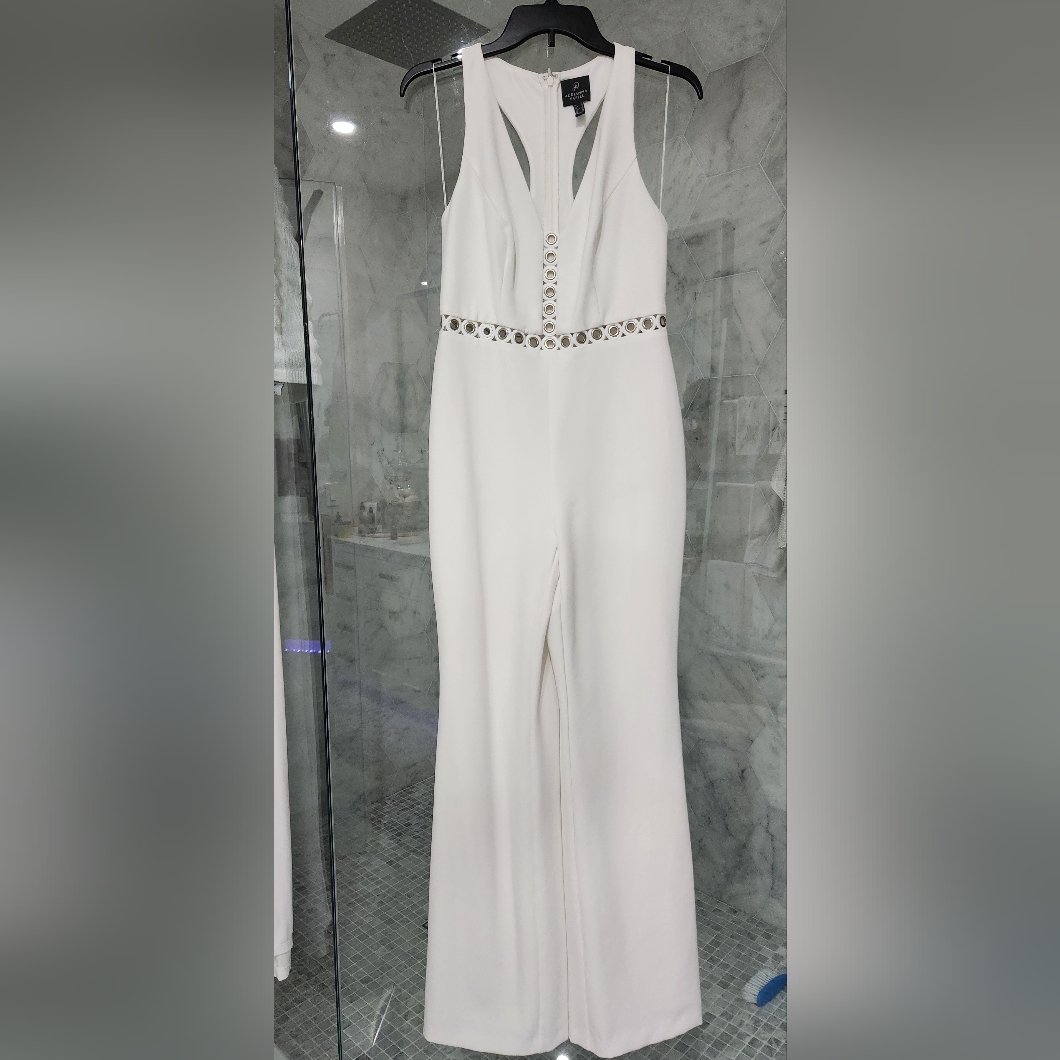 Preowned Adrianna Papell Racerback Jumpsuit. Size 4